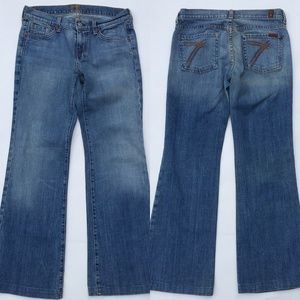 7 For All Mankind DOJO Flare Jeans size‎ Women's 28